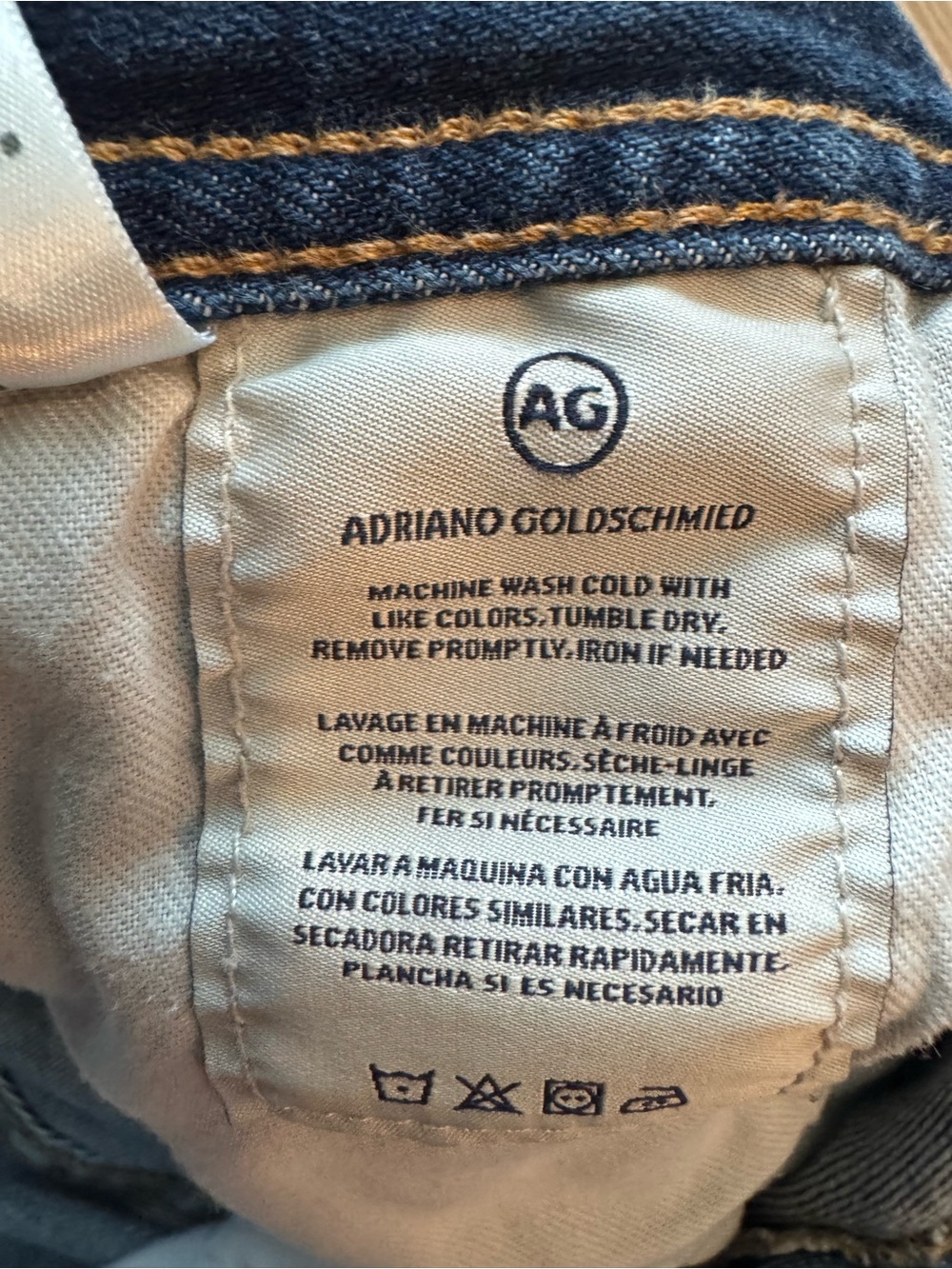 Ag Adriano Goldschmied Men's Indigo Straight Jeans - Picture 4 of 8